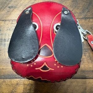 Red Dog Coin Purse